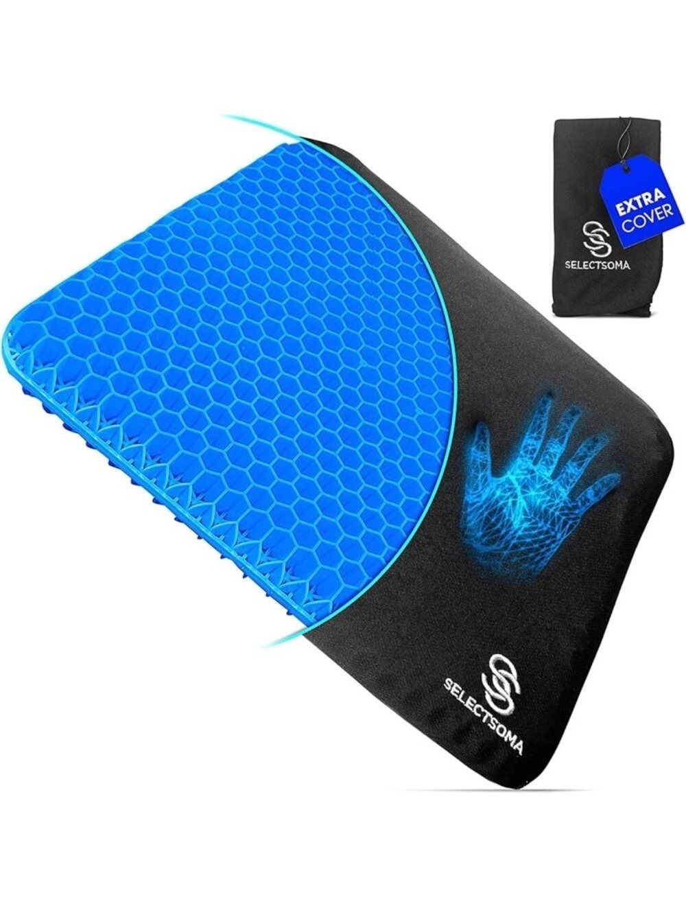 SelectSoma Double-Thick Gel Seat Cushion